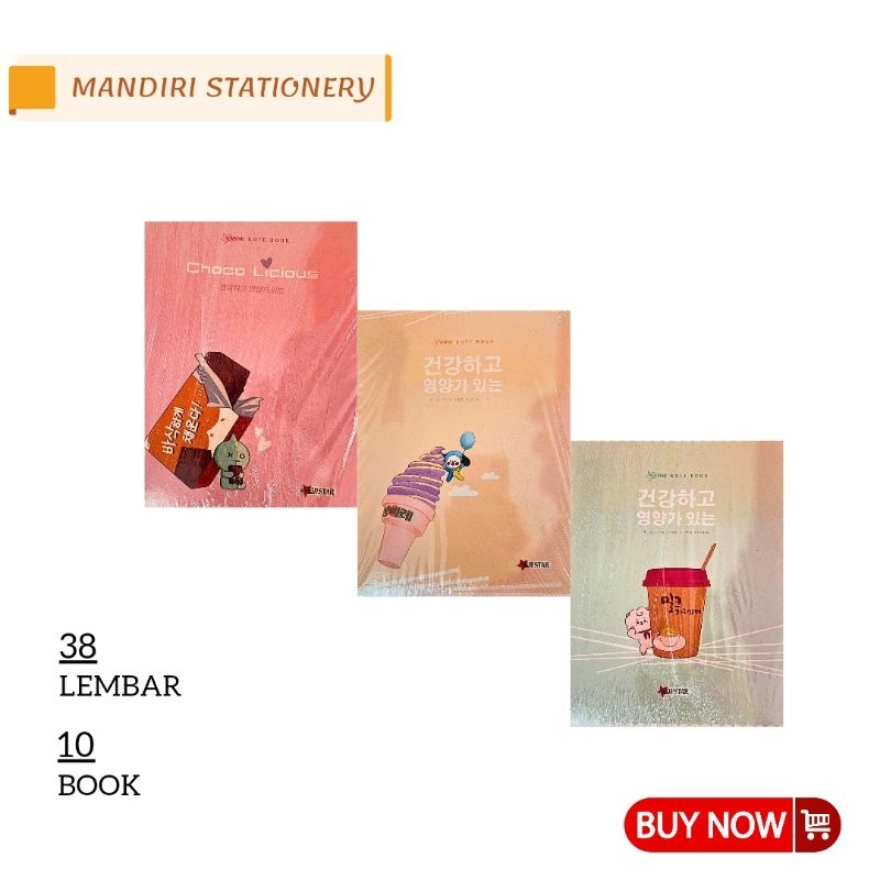 

Buku Tulis 38 & 58 | NewStar (1 Pak)