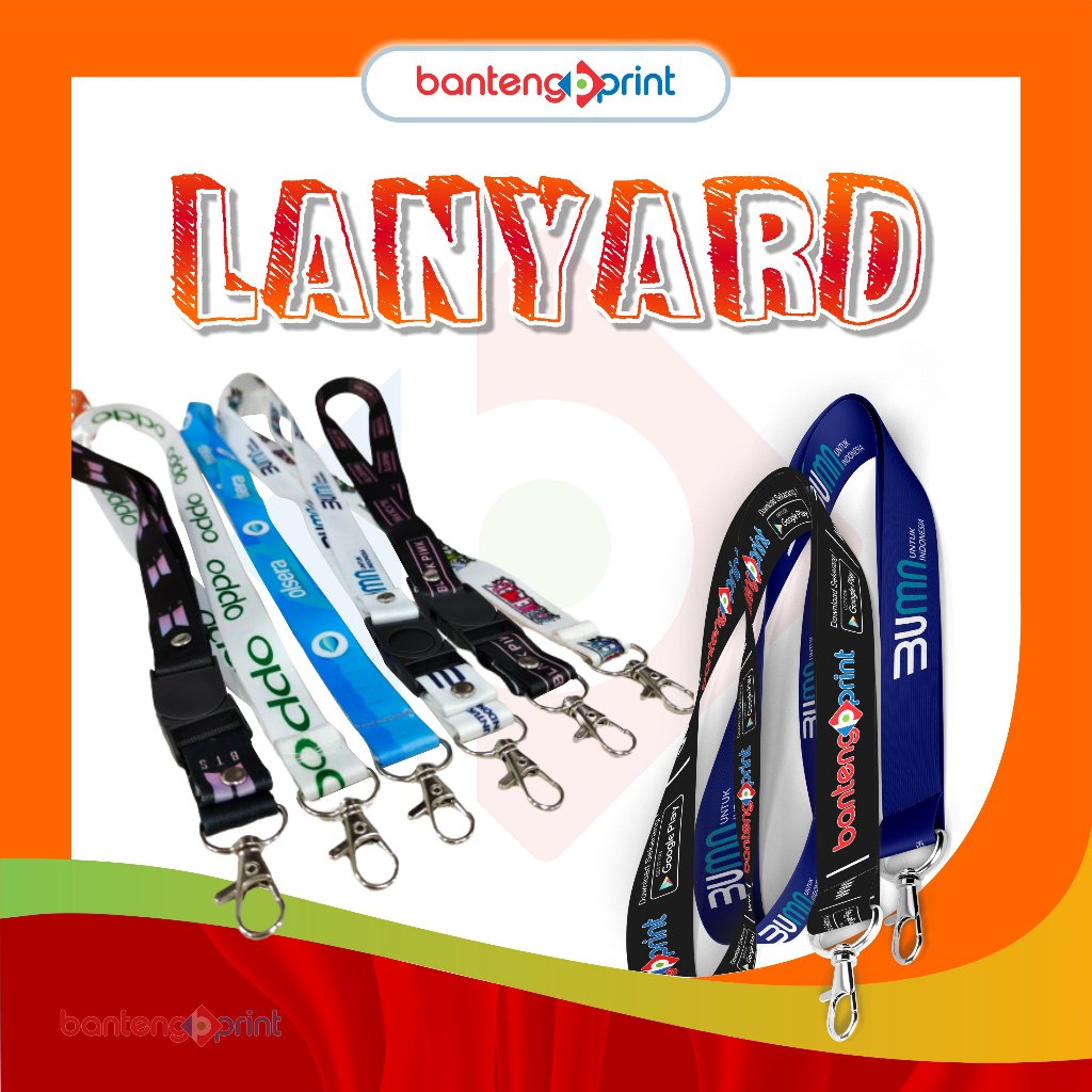 

LANYARD MURAH SATUAN | TALI IDCARD CUSTOME
