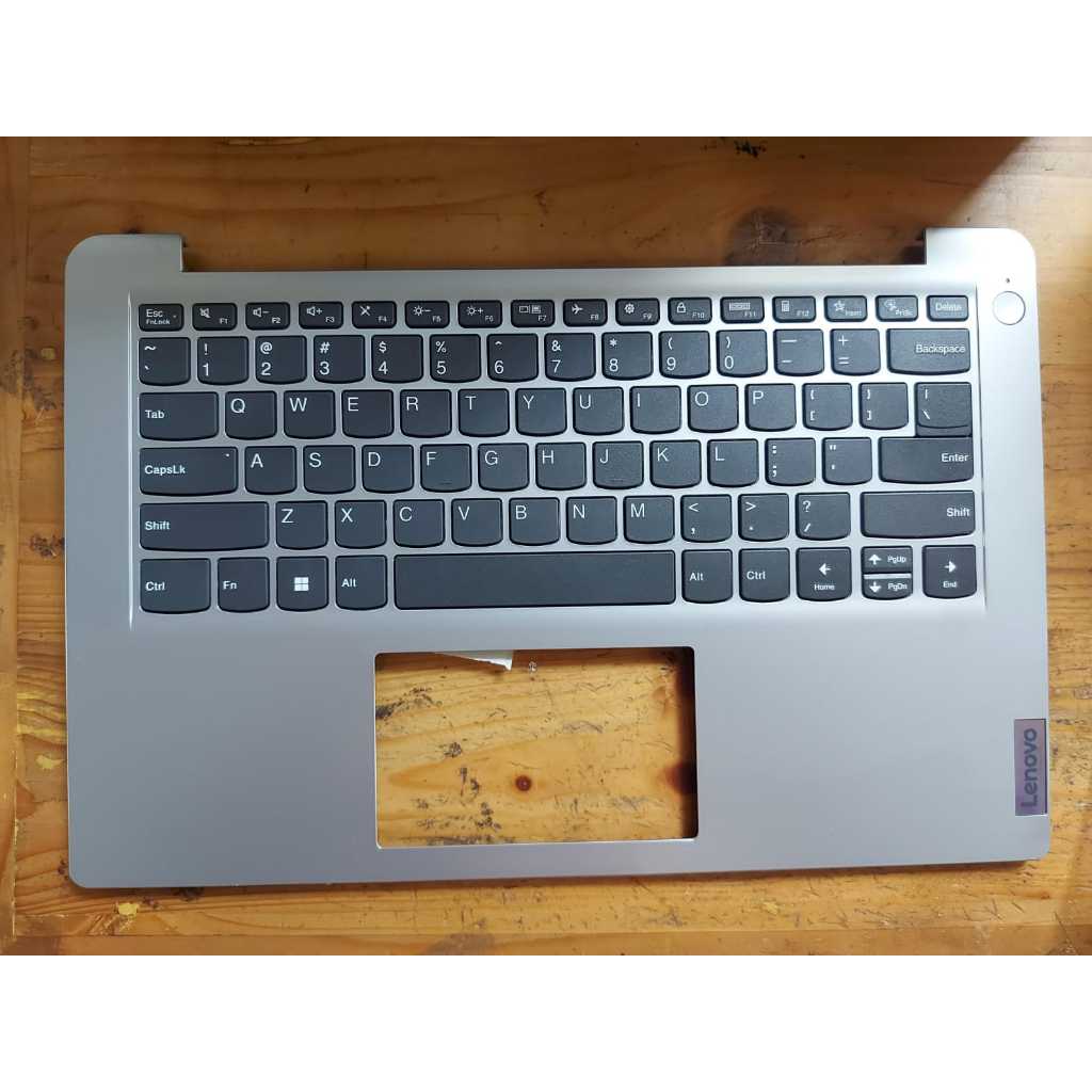 Palmrest Keyboard Lenovo Ideapad 1 14IGL7 Palmrest Casing Tengah Lenovo Ideapad 1 14IGL7 Silver Keyb