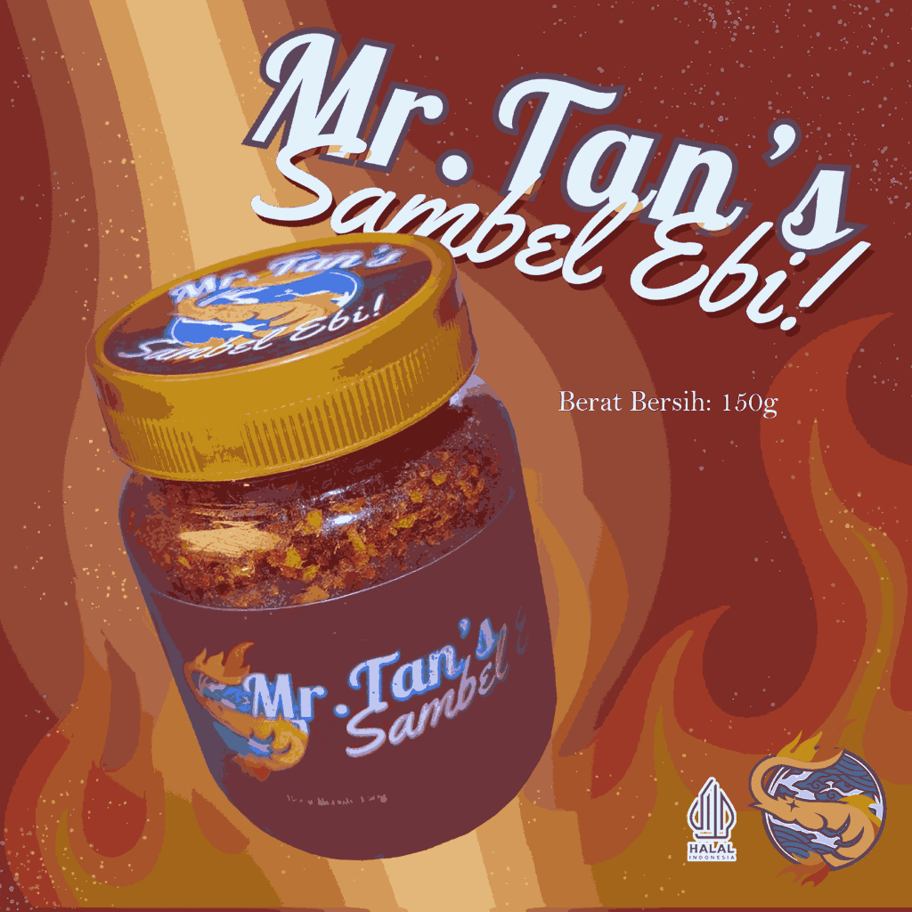 

Sambal Ebi | Mr.Tan's Sambal Ebi | Sambal Ebi Pontianak Premium | Homemade | Halal