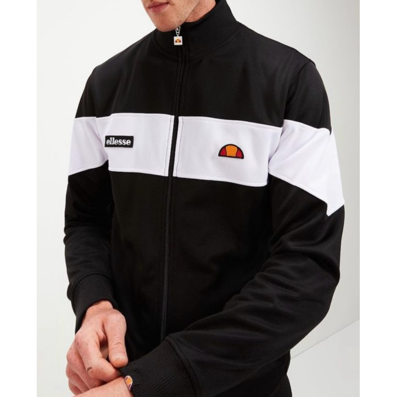 Ellesse Caprini Tracktop Jacket Black White