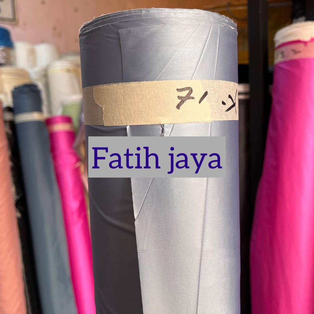 Kain Koting warna abu bahan polos Harga Murah