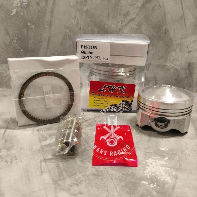 Piston LHK 68 mm pen 15 ,Set ring piston seher LHK Thailand