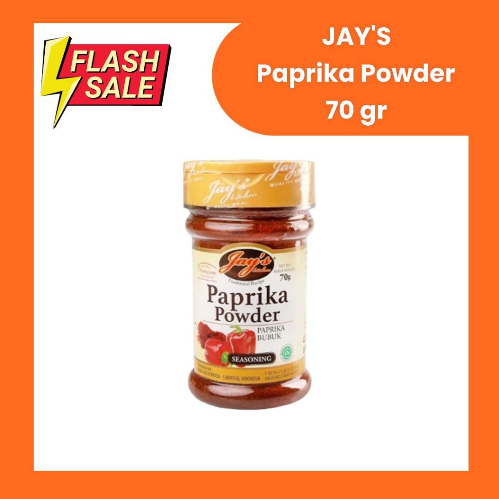 

Paprika Powder Jay's kemasan 70gr TERMURAH