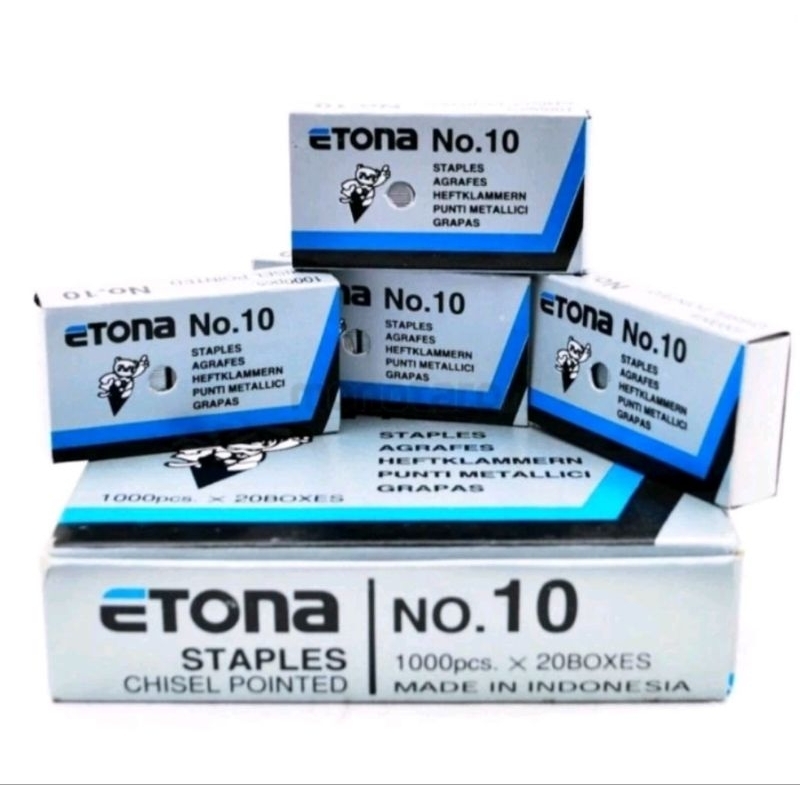 

Isi Staples No. 10 Etona