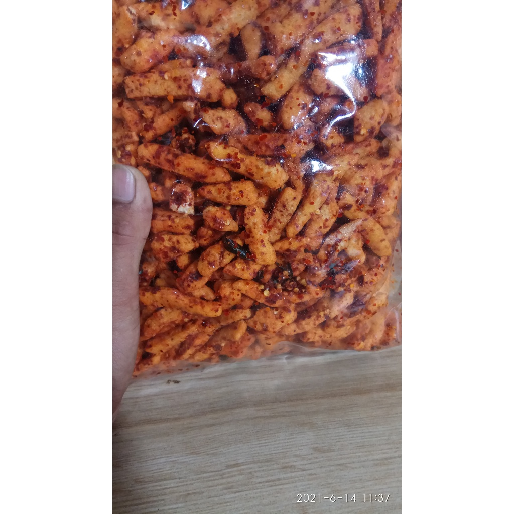 

Basreng stik pedas renyah daun jeruk bumbu melimpah 1kg