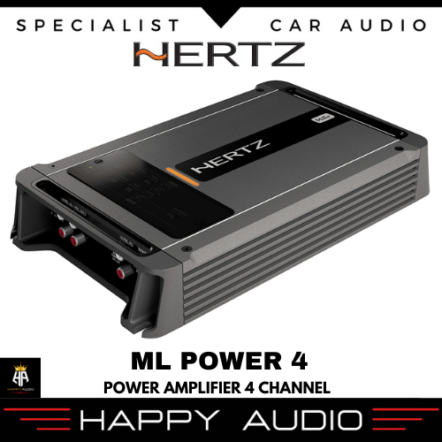 Power Amplifier 4 Channel Hertz Mille ML POWER 4 Class D Car Amplifier Original
