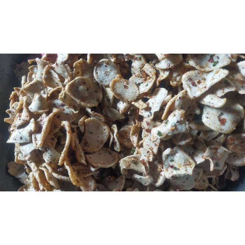 

Basreng cikur bulat 1000gr pedas daun jeruk