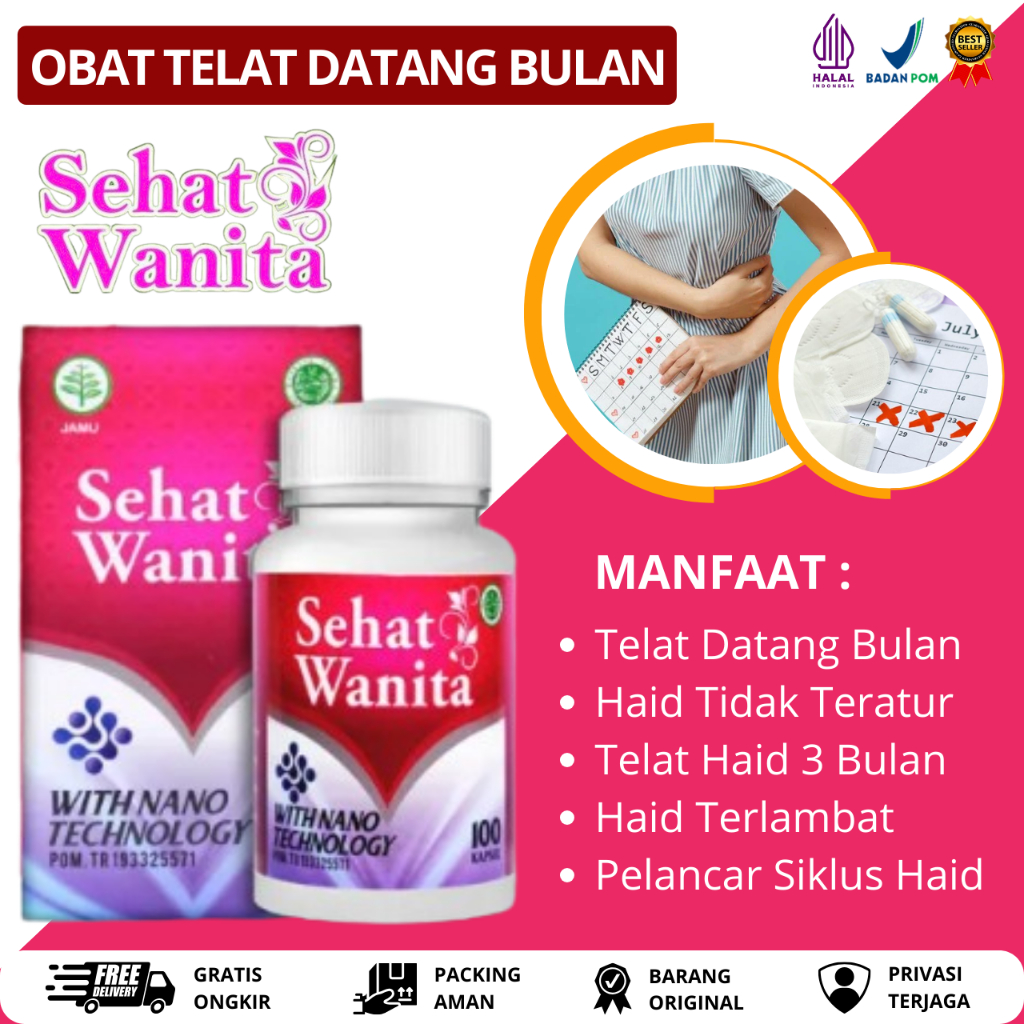 Obat Telat Datang Bulan, Obat Telat Haid, Kapsul Telat Datang Bulan, Jamu Telat Datang Bulan, Obat T