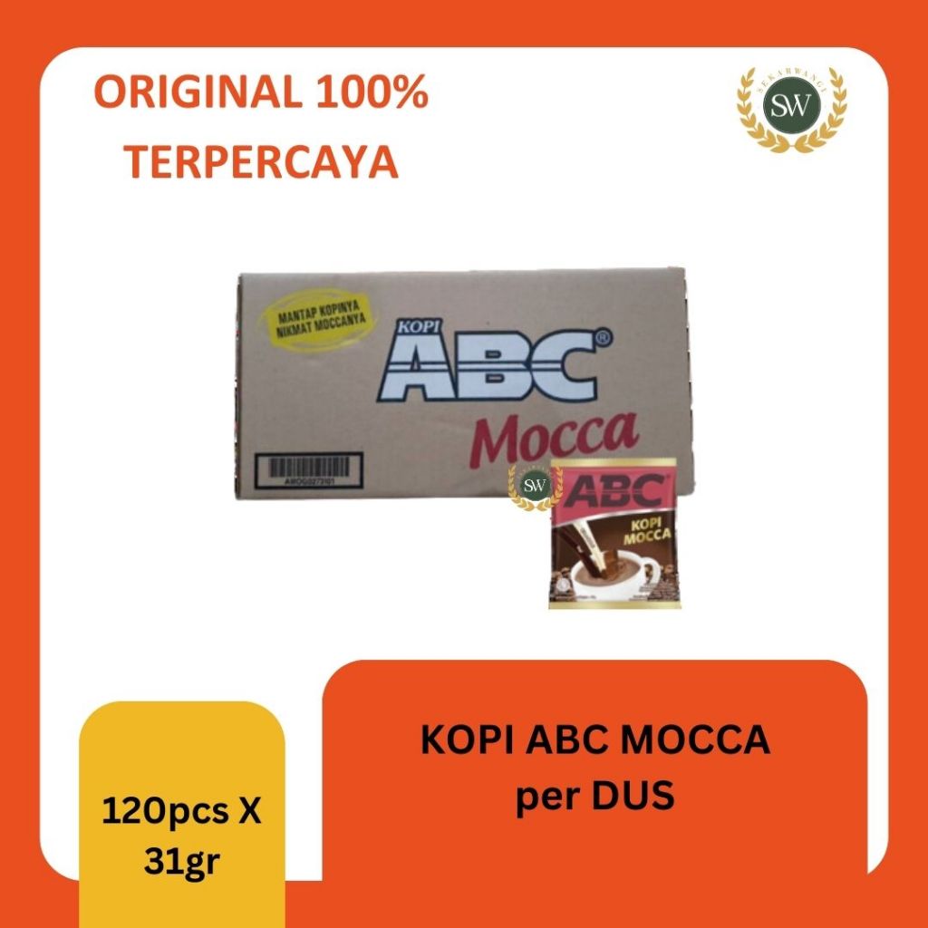 

ABC MOCCA - Kopi Susu - PER DUS - Isi 120 sachet @31gr