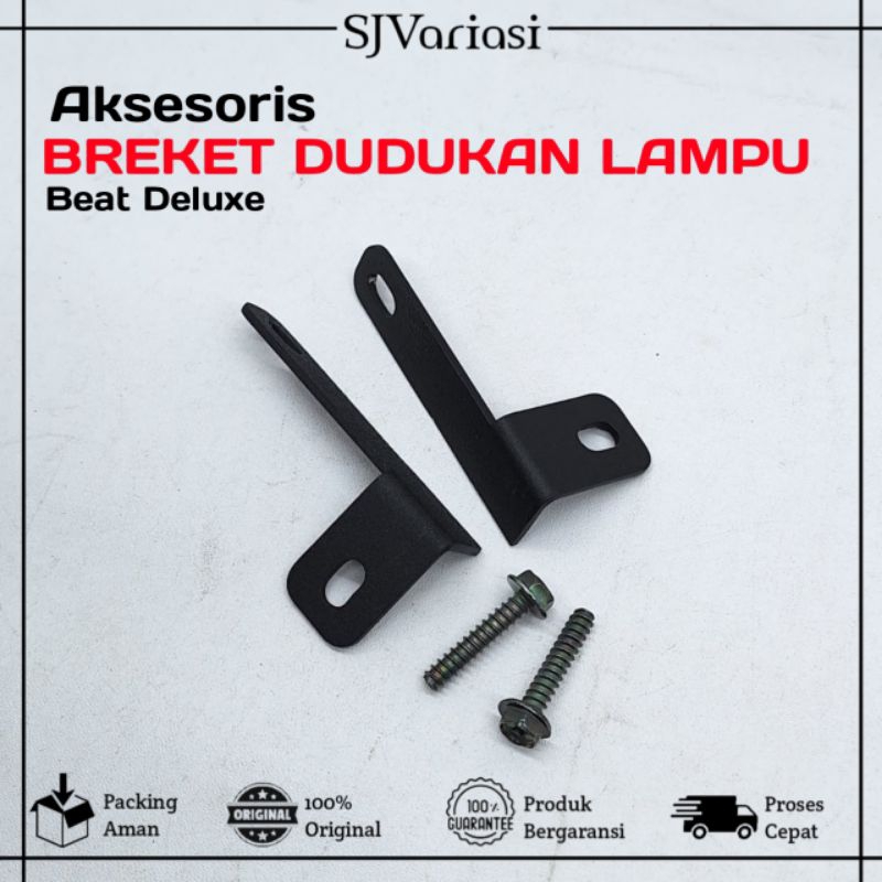 COD Breket Foglamp Beat Deluxe | Bracket Breket Dudukan Lampu Tembak D2 Laser Beat Deluxe Beat New B