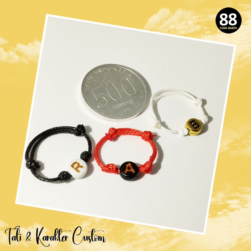 Cincin Inisial | Cincin Tali | Cincin Tali Merah | Cincin Tali Putih | Cincin Tali Hitam