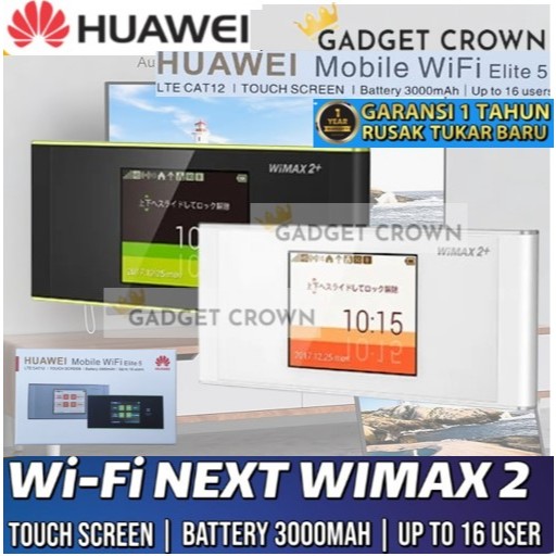 HUAWEI ELITE 5 Mifi 4G Huawei Elite 5 W05 Modem Wifi Mobile Portable Touchscreen Support All Operato