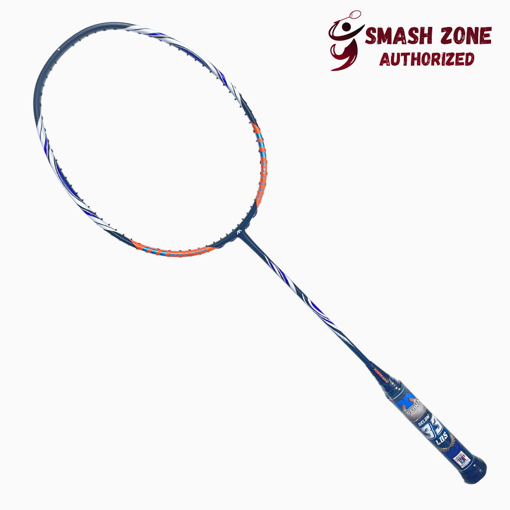 Raket Badminton Power Max Hector 10 Original 33 LBS 4U Ultra High Modulus Graphite Raket Bulu Tangki