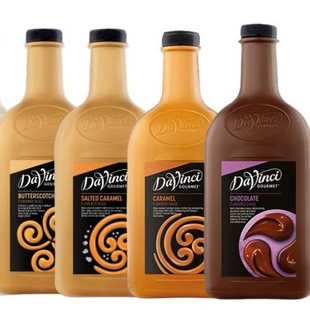 

Davinci gourmet sauce syrup sirop butterscoch coklat salted caramel saus karamel campuran es kopi susu 2 ltr topping garnish halal