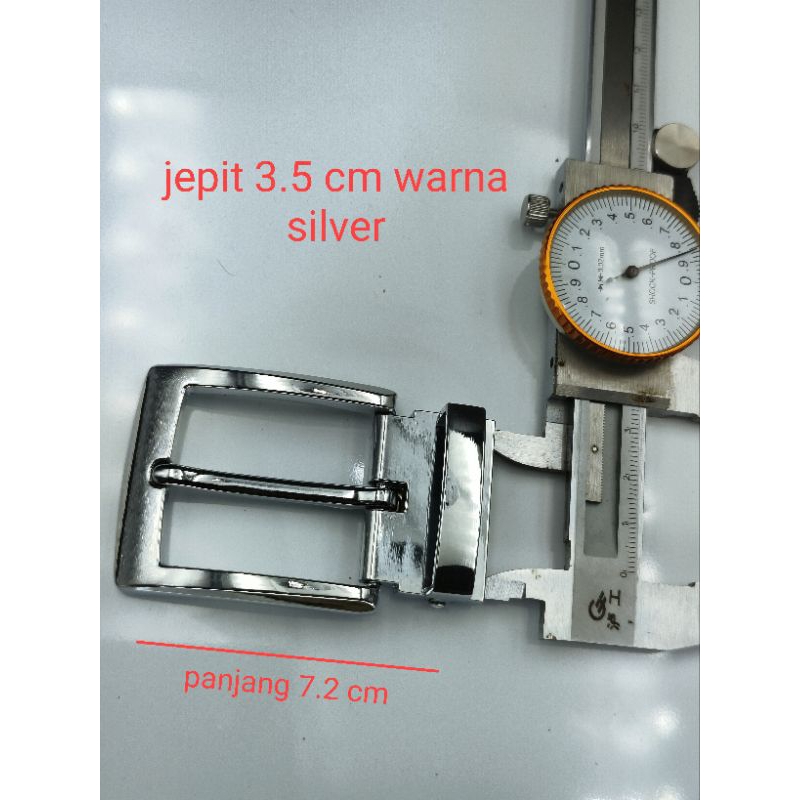 ikat pinggang pria sabuk gesper kepala jepit