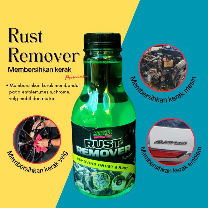 Rust Remover Pembersih Kerak Mesin Velg Emblem Chrome Body Mobil Motor