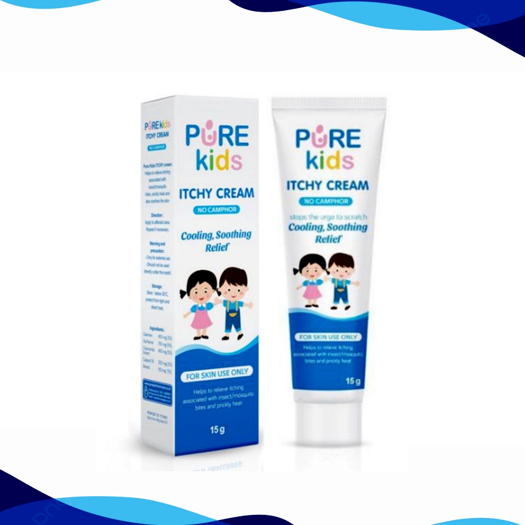 Grosir Pure Kids Itchy Cream Pure Baby Mengatasi Gatal Biang Keringat