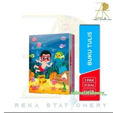 

Buku Tulis Sidu 38 Lembar - 1 Pack Isi 10 Buku, Solusi Menulis Sehari-hari