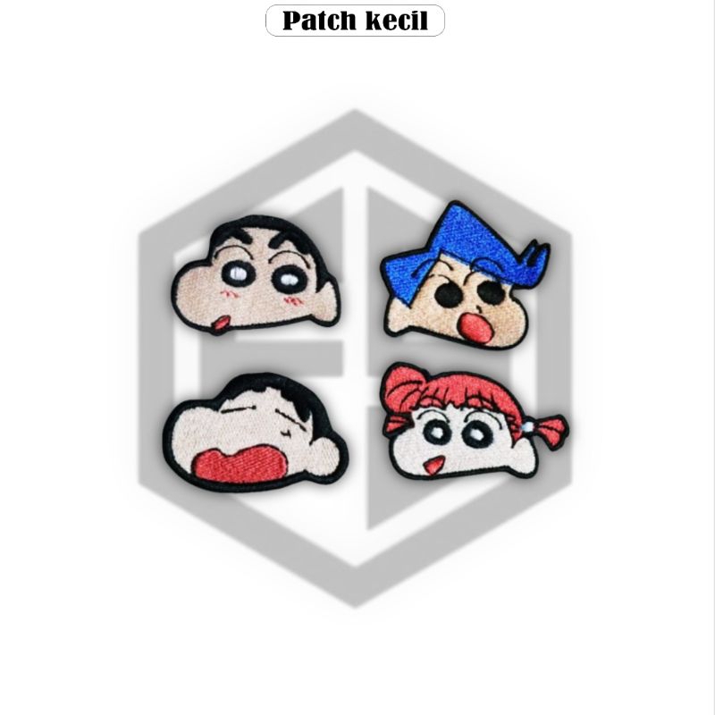 Patch Bordir Gambar Crayon Shinchan Logo Aksesoris Iron Patch Murah Aksesoris Bordir Gambar Karakter