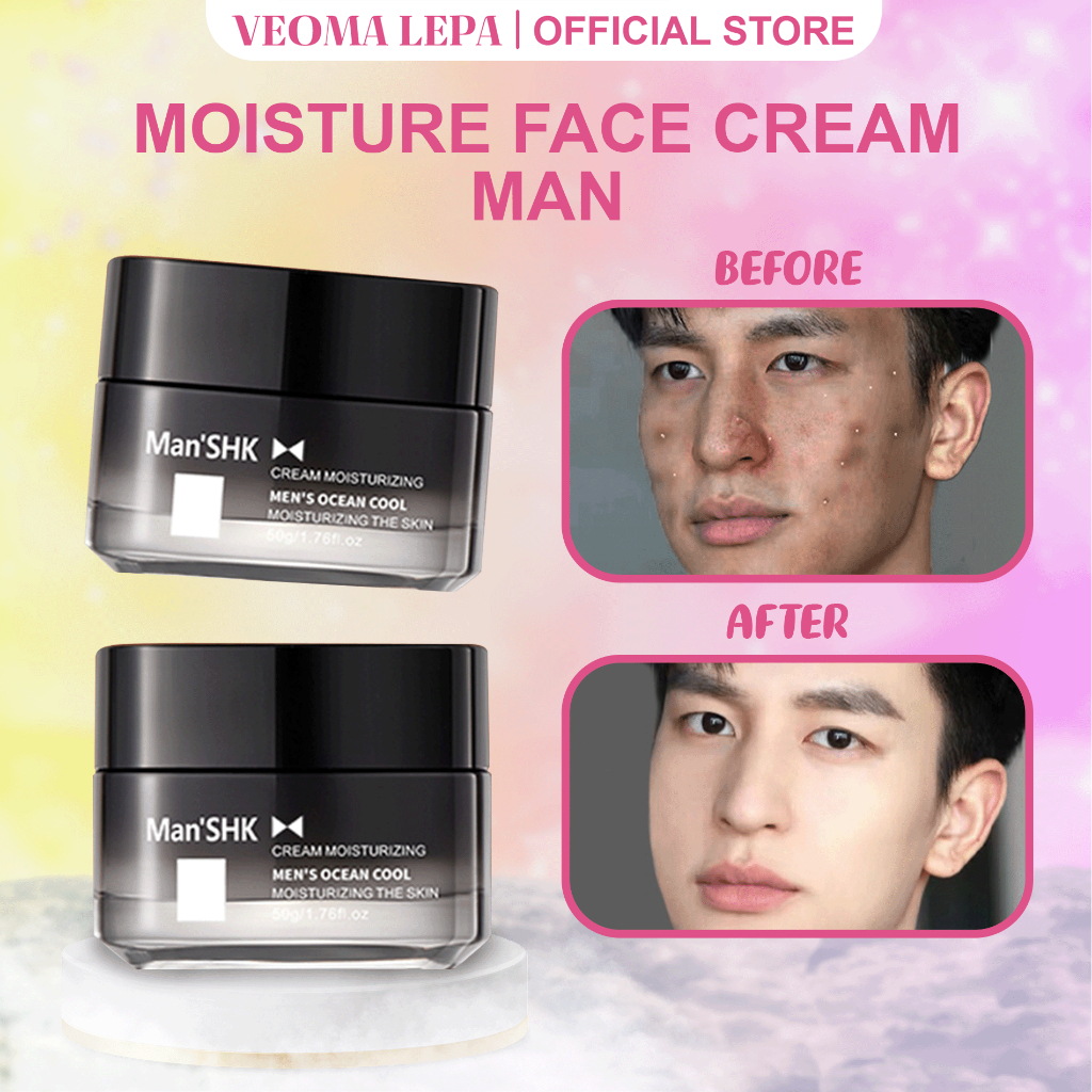 moisturizer pria pemutih wajah pria serum wajah pria skincare pria 50g pemutih anti aging pelembab P