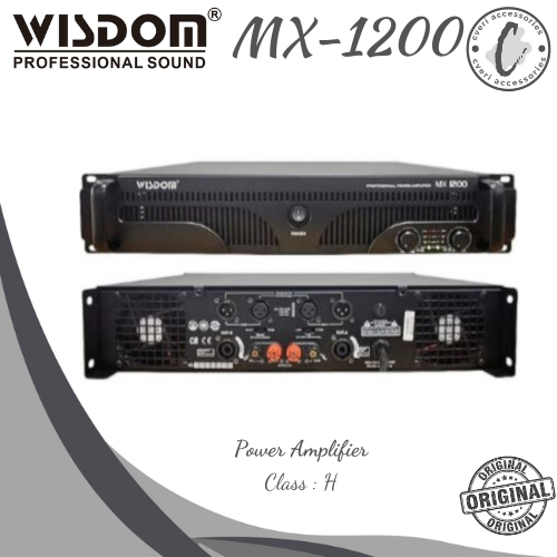 Wisdom MX1200 Power Amplifier Original Wisdom MX-1200