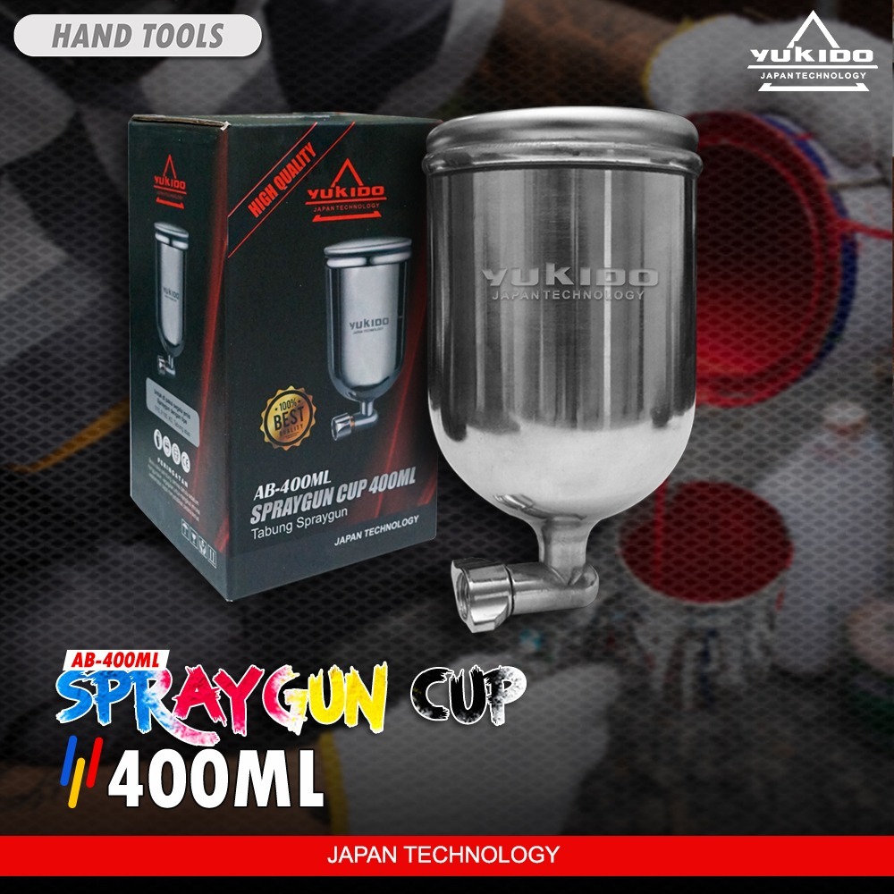 PROMO Tabung Spray Gun universal untuk F75 K3 R2 F100 K2 R3 dll, Mangkok cat spet Ngecat Spraygun 40