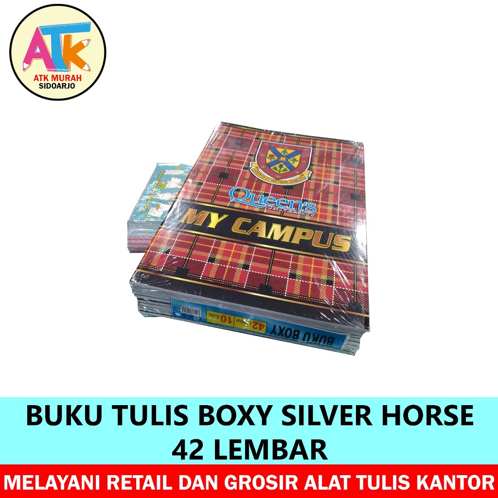 

BUKU TULIS BOXY SILVER HORSE 42 LEMBAR