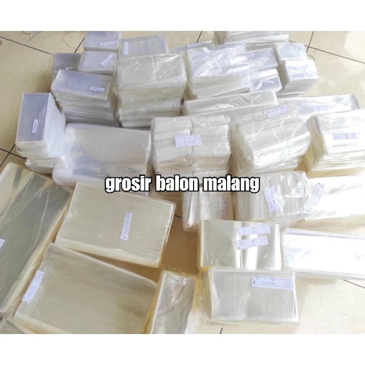 

Diskon Deal 1kg plastik OPP kaca bening aksesoris souvenir parcel snack ultah 4cm18cm