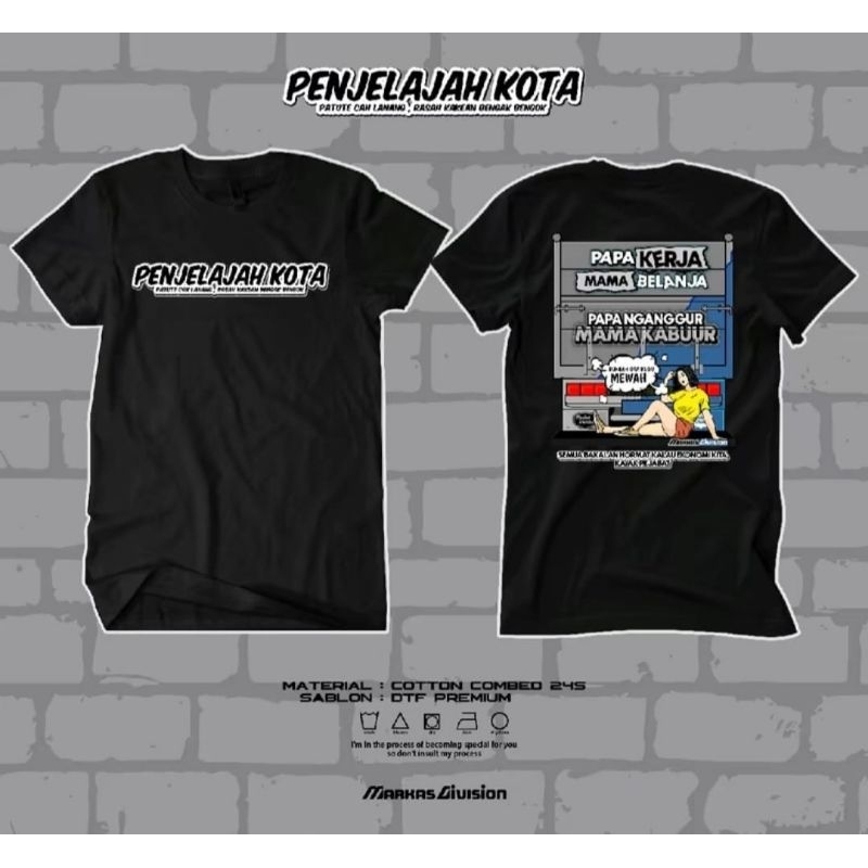 KAOS DISTRO KREN PENJELAJAH KOTA