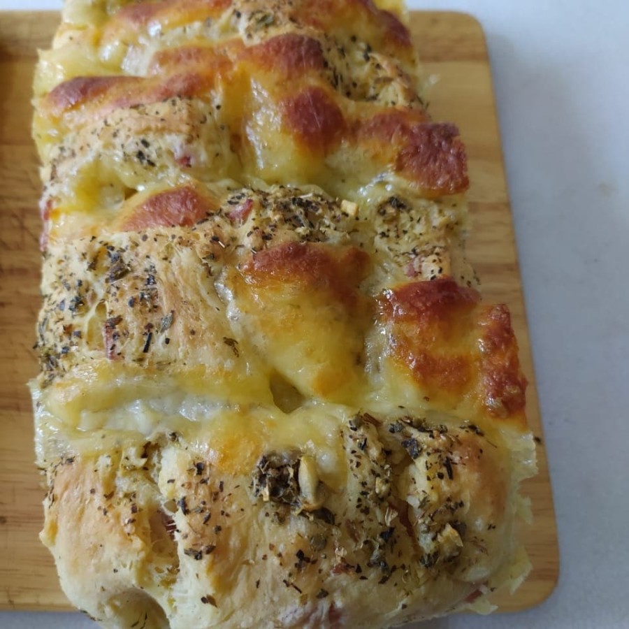 

Roti Garlic dan Keju Mozzarella