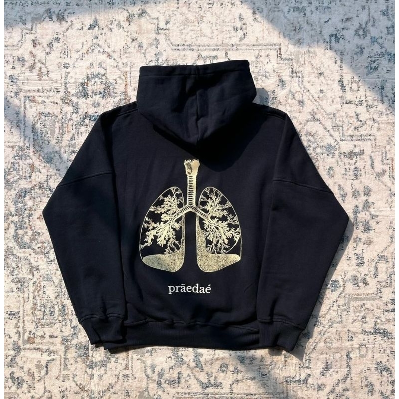 Hoodie Praedae Eternals Scymore Navy New || Shopee Indonesia