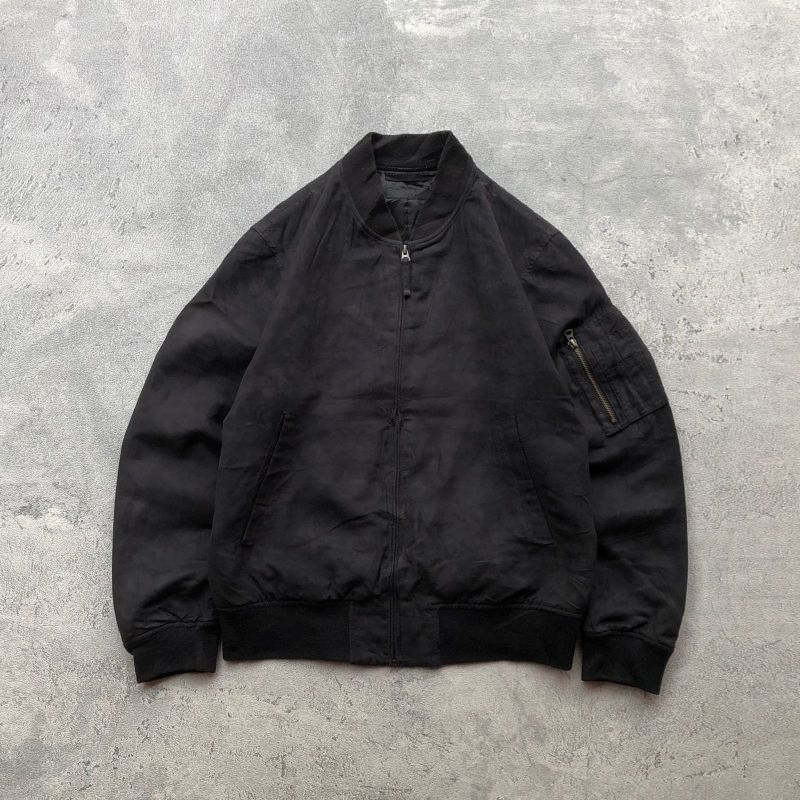 Uniqlo Suede Bomber Jacket