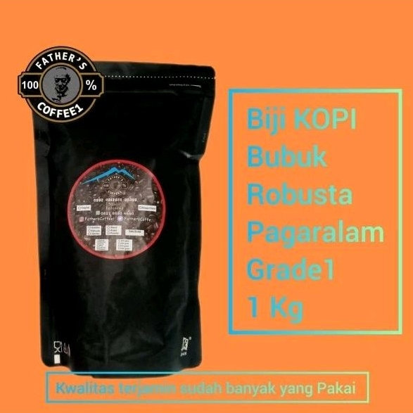 

Kopi Bubuk 100% Robusta Pagaralam Grade1 1 Kg, Profil Medium, medium To Dark, Dark Coffee Robusta/Kopi Bubuk/Kopi Sangrai/Kopi Giling/Kopi siap Seduh/kopi Sachet/Harum/Nikmat