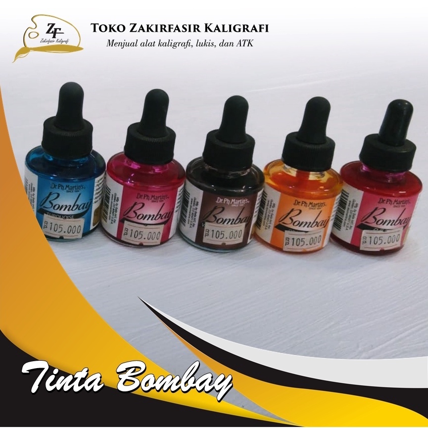 

TINTA BOMBAY/ (1 BOTOL) | TINTA KALIGRAFI BOMBAY 30 ML DR.PH.MARTIN'S/TINTA KALIGRAFI - TINTA BOMBAY - BRIGHT RED 10BY
