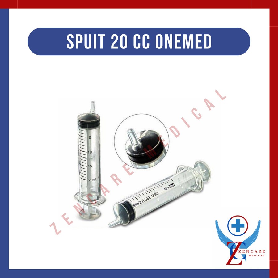 Spuit 20 CC OneMed / Syringe 20 ML OneMed - Eceran