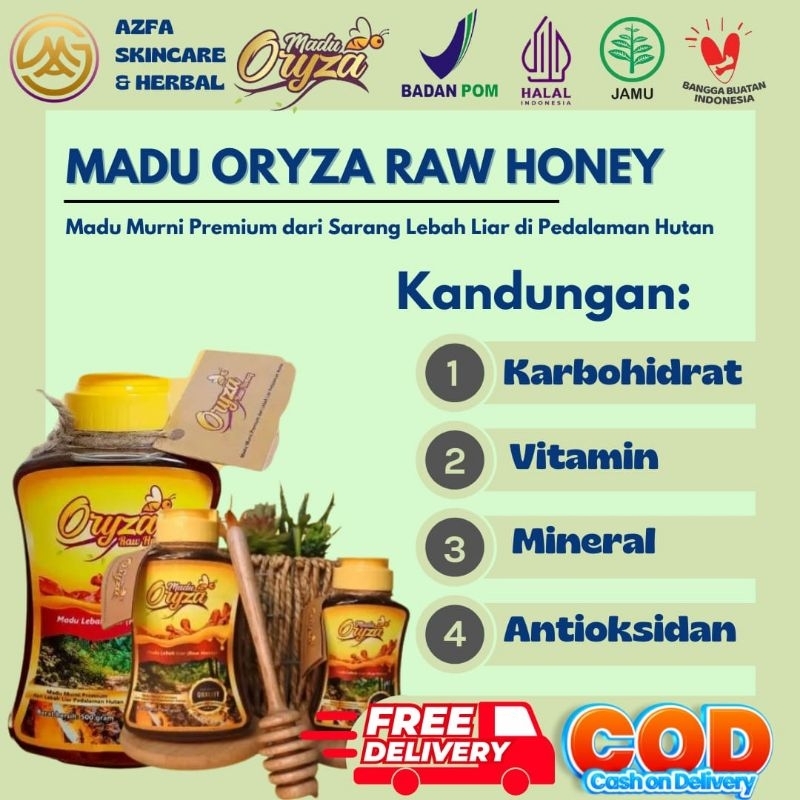 

Madu oryza / Madu Murni / Madu asli / Madu Super / Minuman kesehatan
