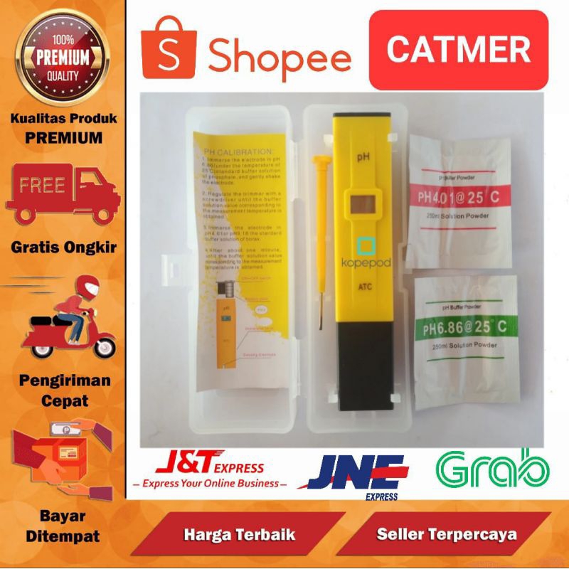 PH METER Alat Pengukur PH akuarium kolam Hidroponik digital