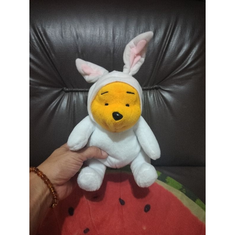 Boneka pooh kostum kelinci
