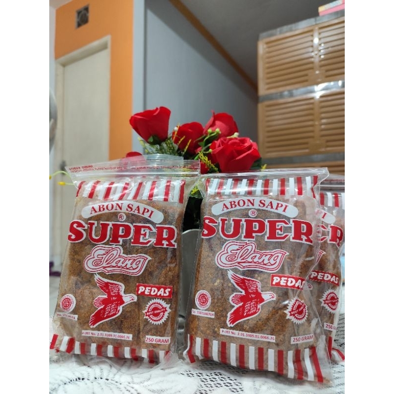 

Abon Pedas Super Cap ELANG 250gr