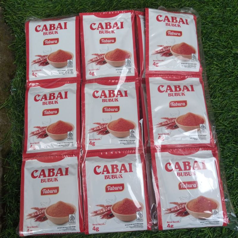 

Cabai Bubuk Tabura Isi 72 Sachet