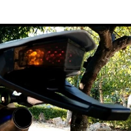 Buntut Spakbor Mini Belakang Klx 150 Dtracker Plus Sein Stoplamp Kawasaki