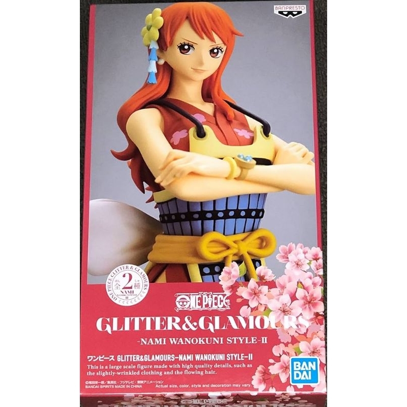 Nami Wanokuni Style Glitter And Glamour One Piece Original Figure