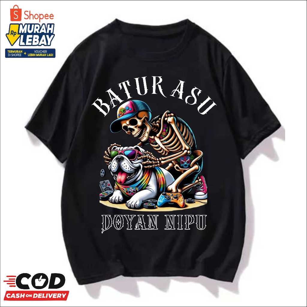 KAOS CREW KAOS DISTRO KAOS BATUR ASU, KAOS ASU KABEH ASU ASU ASU ASU ASU