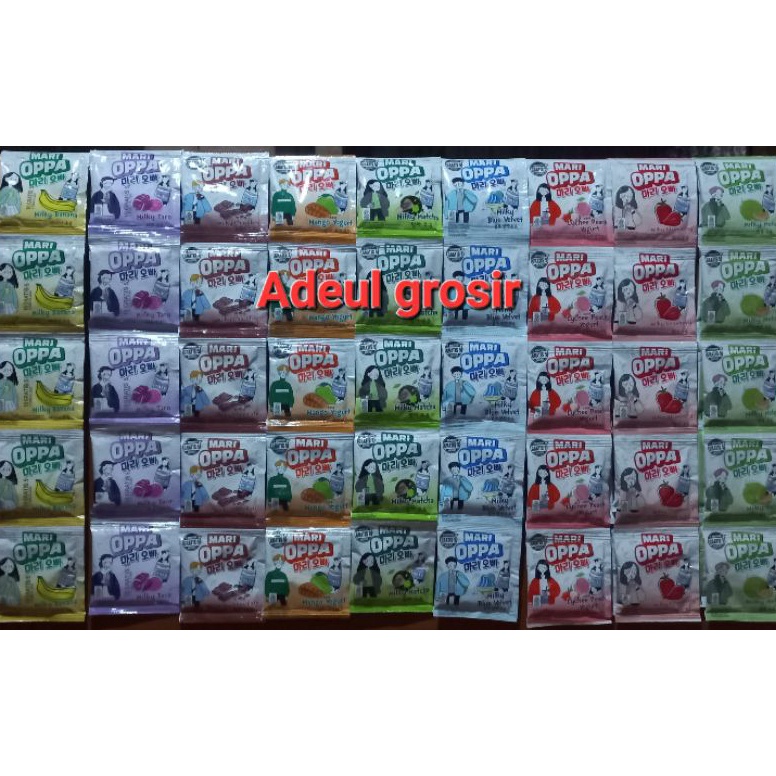 

KODE PRODUK I9LE89134 MARI OPPA MINUMAN RASA SUSU BUAH ALA KOREA