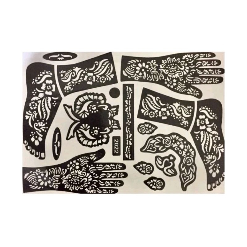 STIKER HENNA MUSLIMAH KUTEK MUSLIMAH