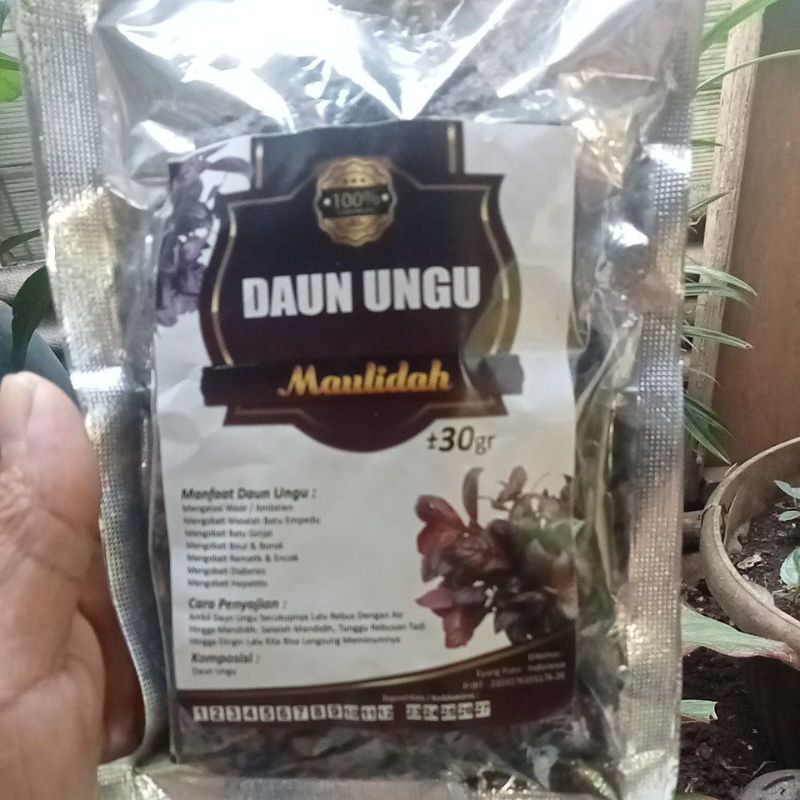 

Teh Daun Ungu/Teh herbal daun ungu 30 gram