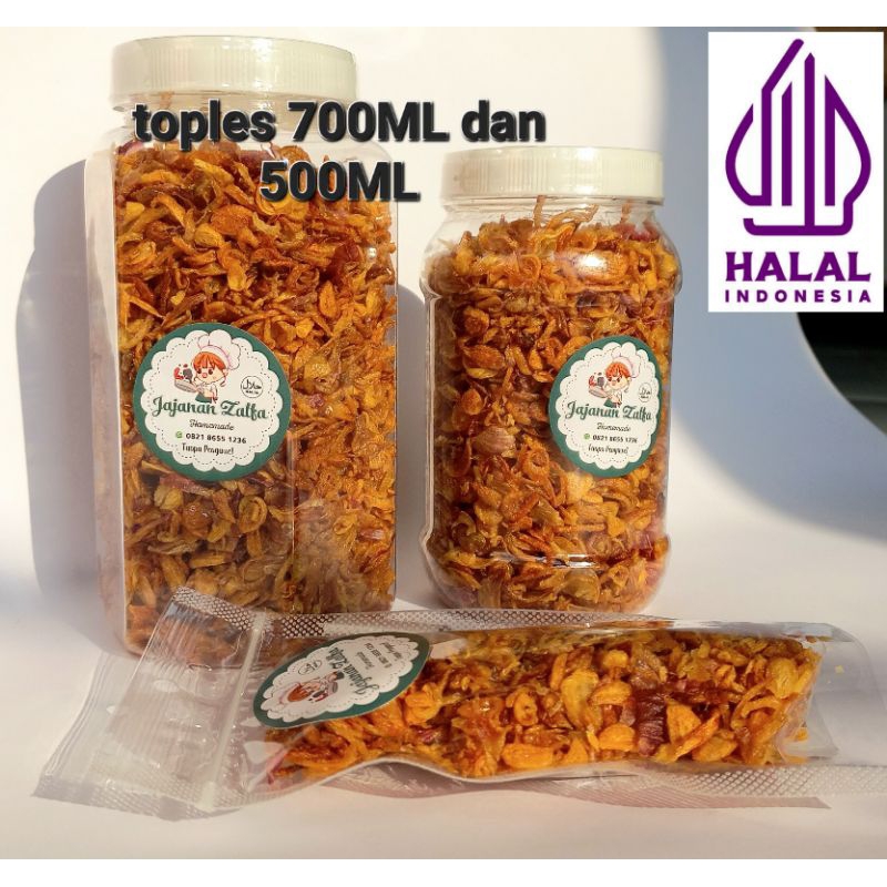 

BAWANG GORENG [ASLI/PREMIUM] ZALFA TOPLES 700ML & 500ML