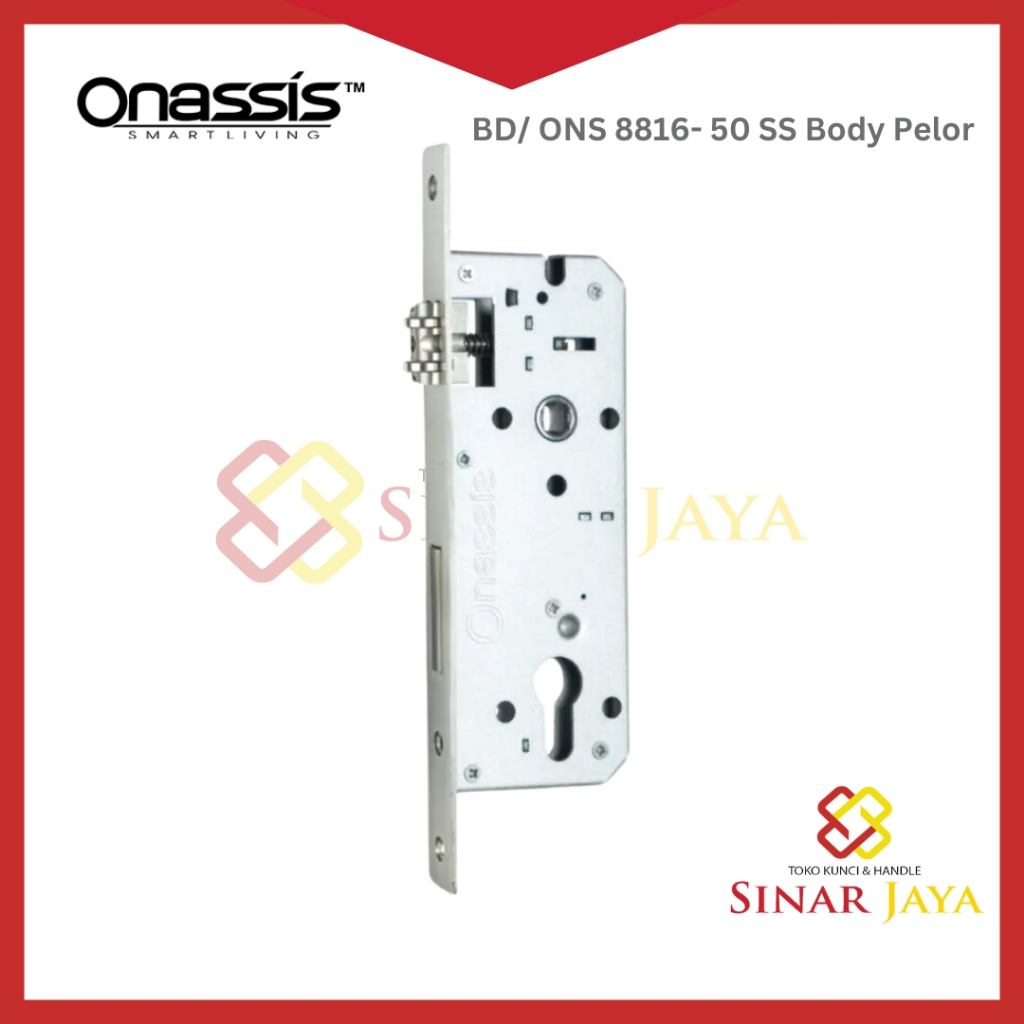 Mortise/ Body Lock Onassis Pelor 50MM + Cylinder 60MM