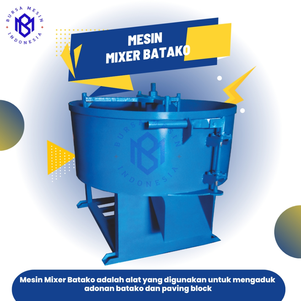 Mesin Mixer Batako Paving I Alat Pengaduk Adonan Batako Paving